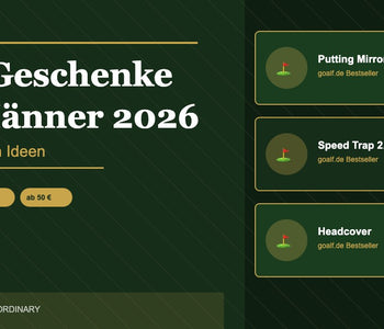 Golf Geschenke für Männer 2026: Die 14 besten Ideen