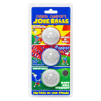 Prank Golfer's Joke Balls 3er-Pack – Scherz-Golfbälle in Blisterverpackung
