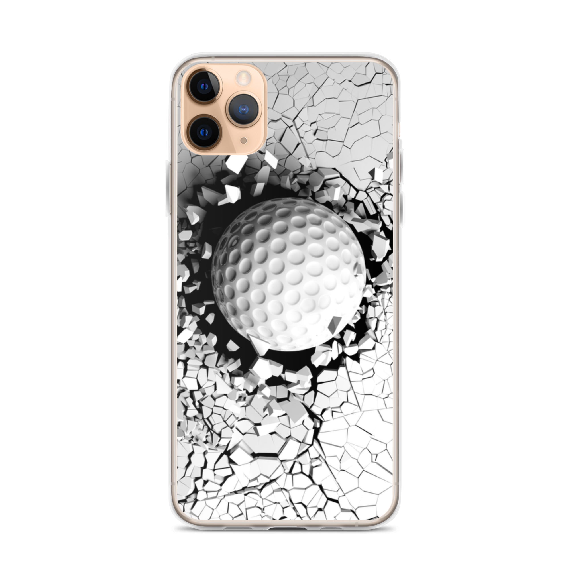 iPhone Hülle - Golfball Hit - Schutz vor Kratzern und Stürzen - mit weichen Kunststoffkanten Zweitbild