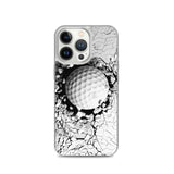 iPhone Hülle - Golfball Hit - Schutz vor Kratzern und Stürzen - mit weichen Kunststoffkanten