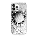iPhone Hülle Golfball – Transparente Golfer-Schutzhülle