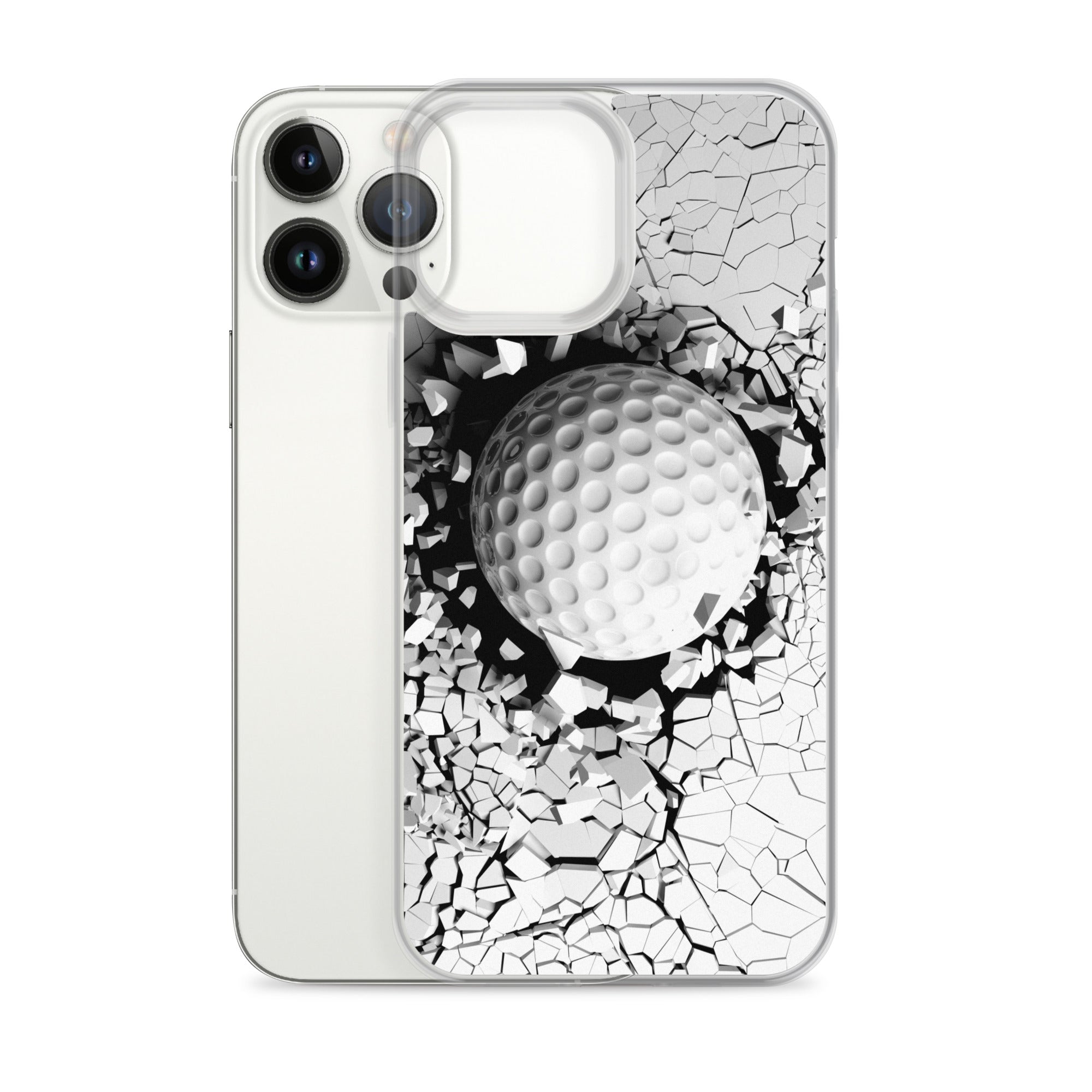 iPhone Hülle - Golfball Hit - Schutz vor Kratzern und Stürzen - mit weichen Kunststoffkanten