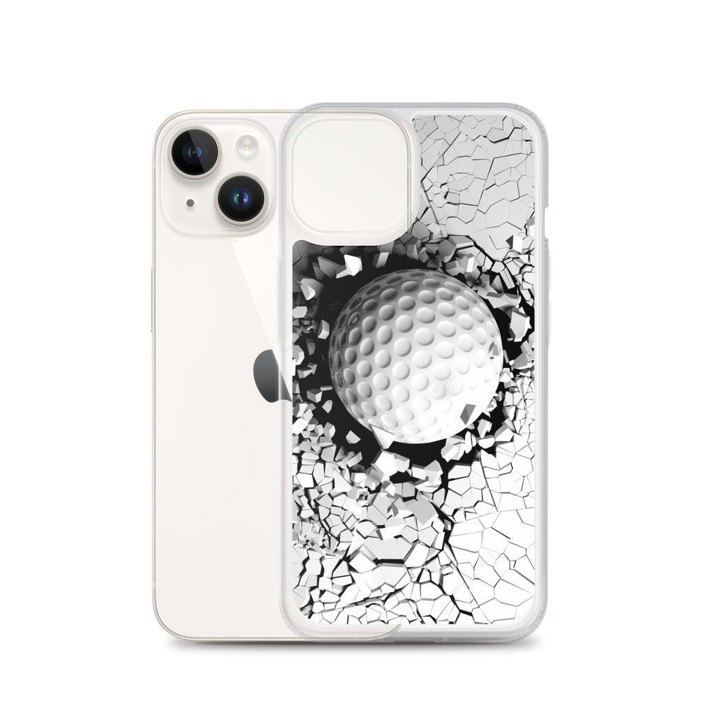 iPhone Hülle Golfball – Transparente Golfer-Schutzhülle