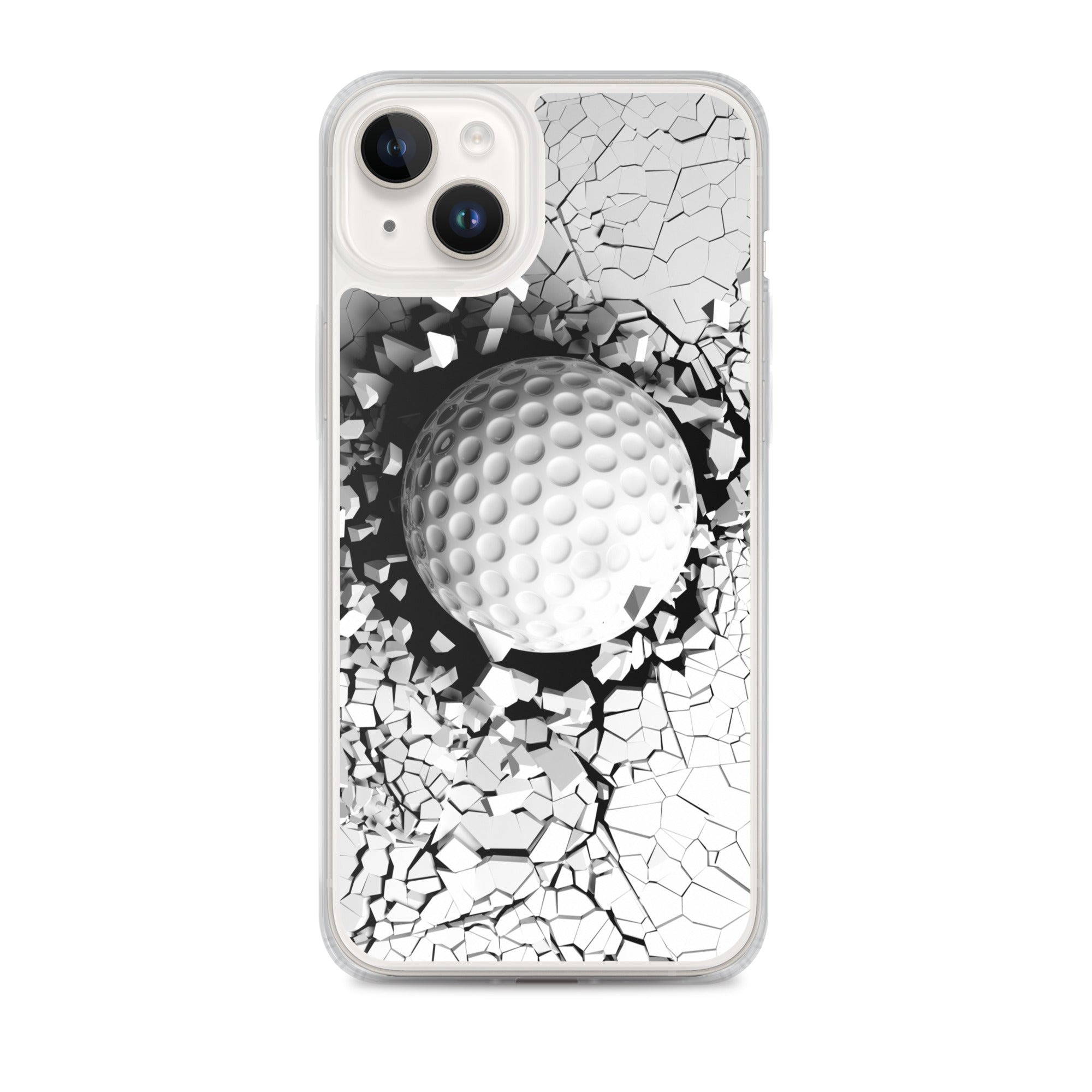 iPhone Hülle - Golfball Hit - Schutz vor Kratzern und Stürzen - mit weichen Kunststoffkanten