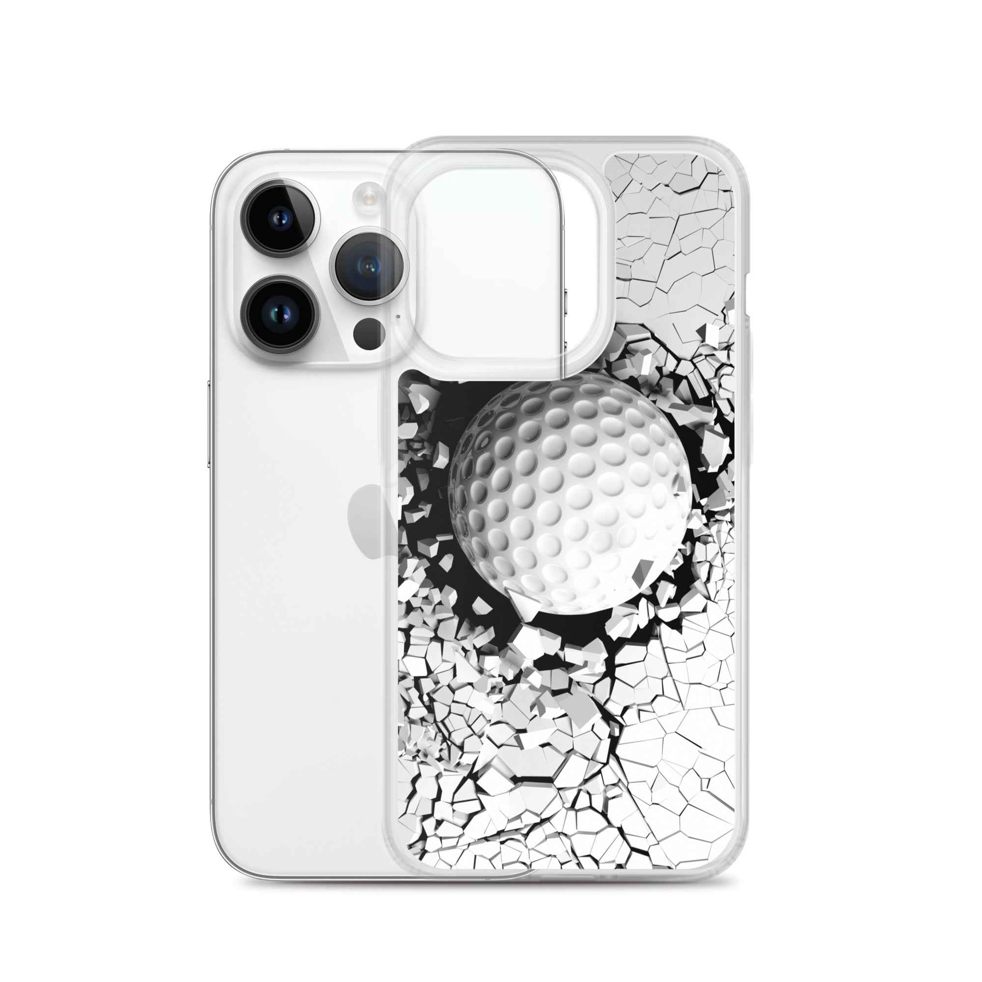 iPhone Hülle Golfball – Transparente Golfer-Schutzhülle