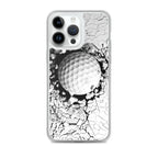 iPhone Hülle Golfball – Transparente Golfer-Schutzhülle