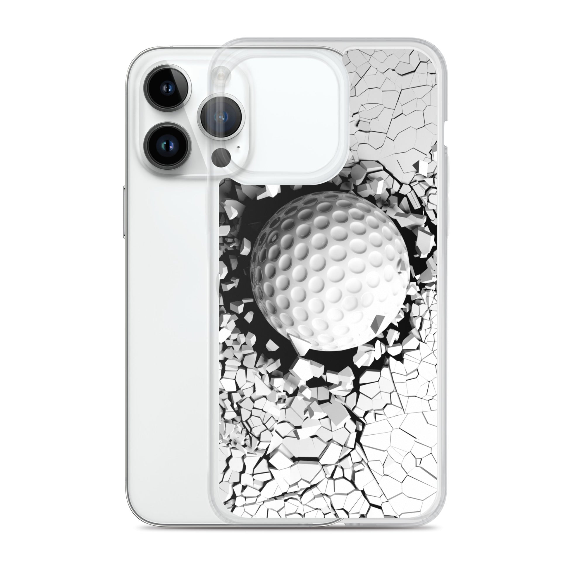 iPhone Hülle Golfball – Transparente Golfer-Schutzhülle