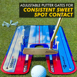 Golf Putting Trainer für weniger Putts - Tool der PGA Tour Player - GROOVE PLUS PUTTING MIRROR - (EyeLine Golf)