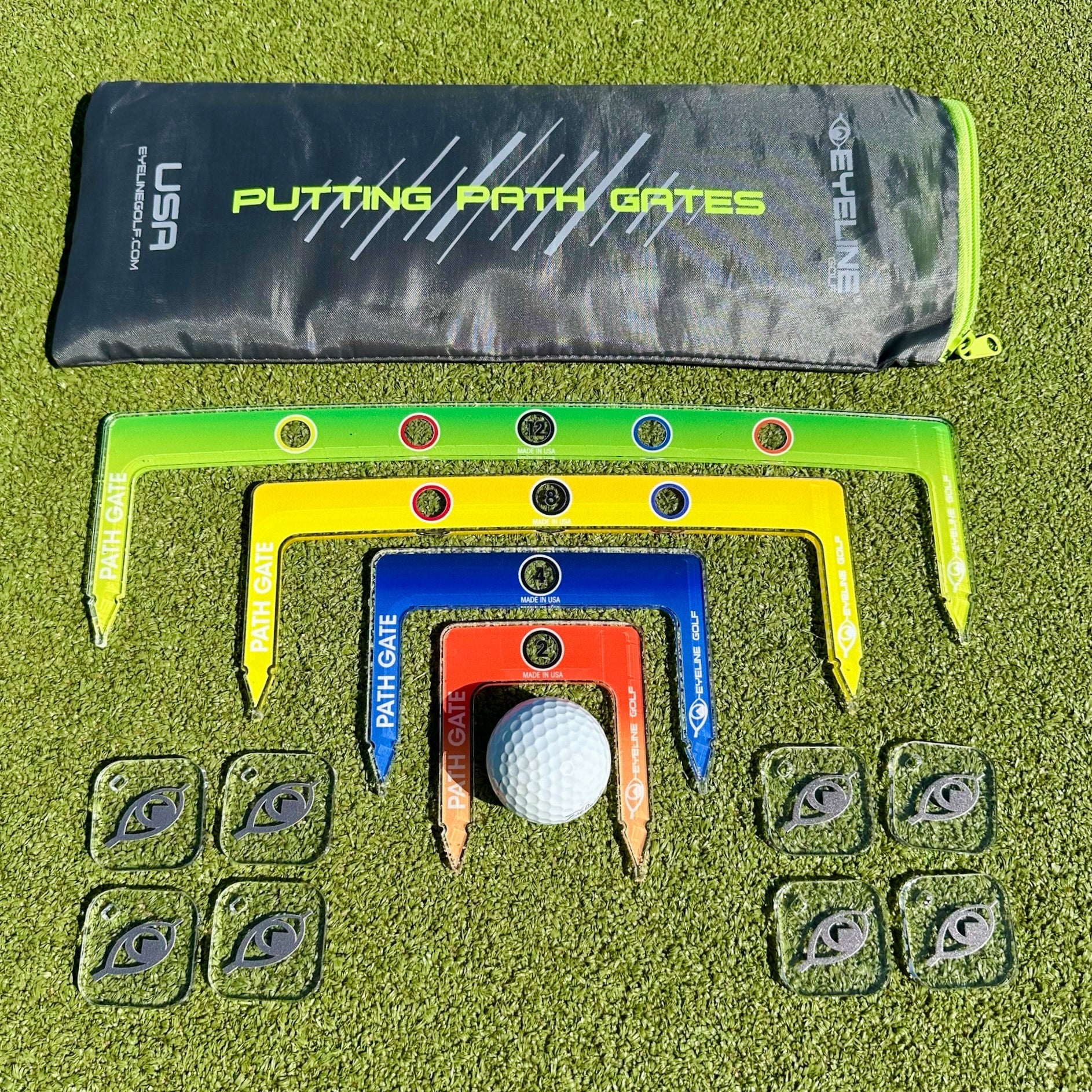 Putting Path Gates 2.0 – Putt-Visualisierung und Speed Control von EyeLine Golf Zweitbild