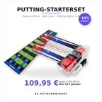 Putting-Starterset: Groove Putting Mirror, EyeLine Golfball Liner und Putting Matte 3m als Set für 109,95 €