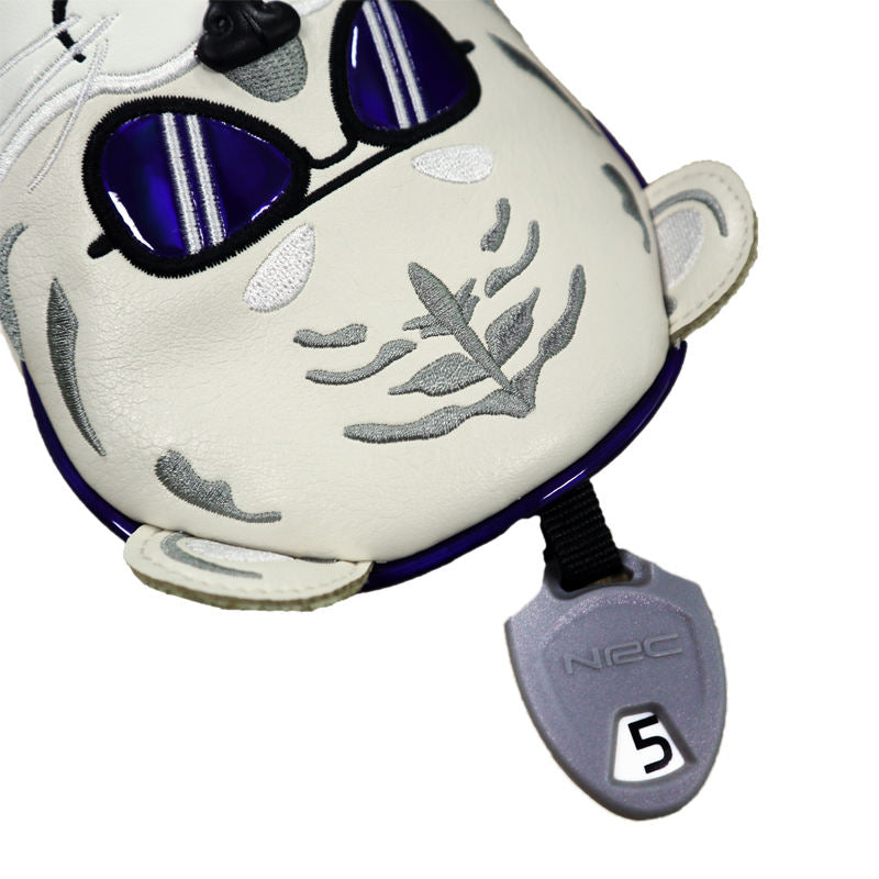 Golf Headcover Tiger – PU-Leder Schlägerkopfhülle Hauptbild