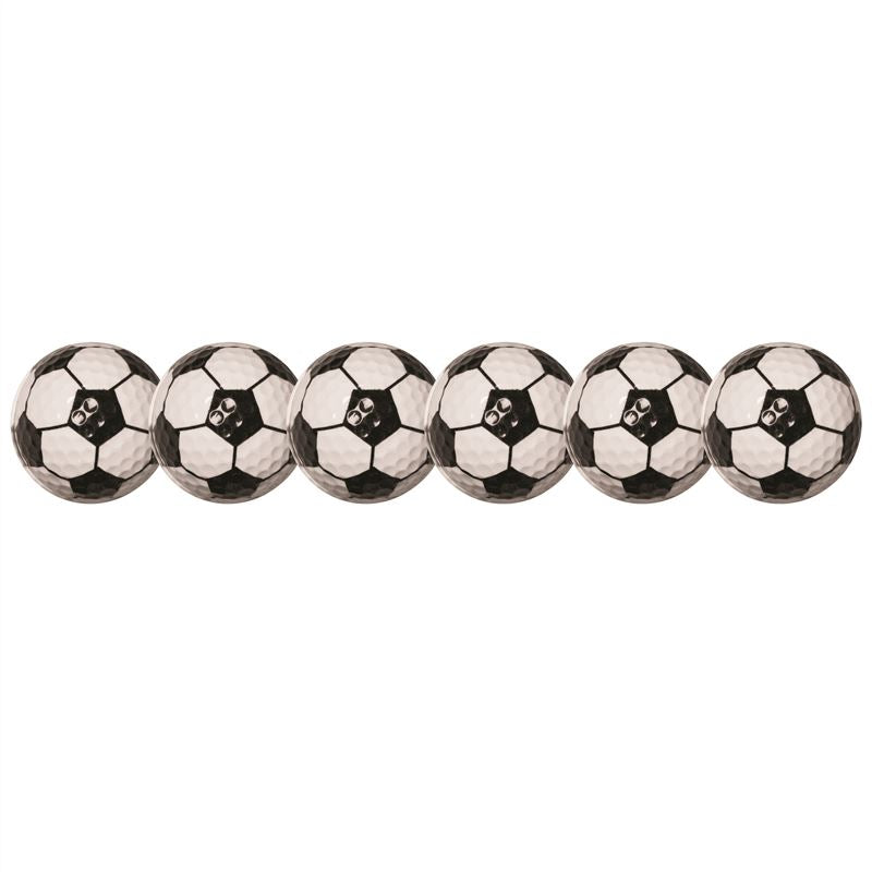 Golfbälle - Fußball Motiv