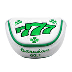 Schlägerhaube Putterhaube Mallet Putter Kleeblatt 777 Glückszahl - G-O-A-L-F