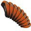 Golf Eisen Headcover / Schlägerhauben EZE Golf orange mit Sichtfenster für den Schläger - G-O-A-L-F
