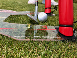 Golfschwung Trainer für den geraden Schwung - Fade oder Draw - Speed Trap 2.0 (Eyeline Golf) - Anti Slice und Hook - G-O-A-L-F
