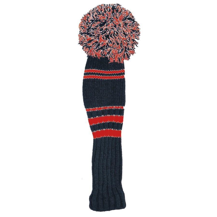 Schlägerhaube - Schlägersocke "long john pom pom" für Driver (schwarz/rot) - G-O-A-L-F Hauptbild