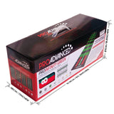 PROADVANCED ProInfinity Putting Matte - Indoor Trainingshilfe für Zuhause - 4 verschiedene Geschwindigkeiten - verstellbare Breaks mit Spurverfolgung - G-O-A-L-F