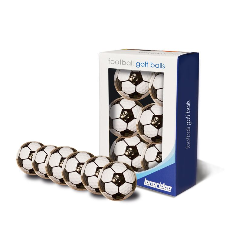 Golfbälle - Fußball Motiv