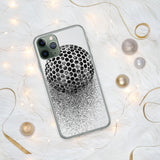 iPhone Hülle - stilisierter Golfball - Schutz vor Kratzern und Stürzen - mit weichen Kunststoffkanten - G-O-A-L-F