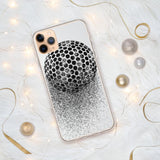 iPhone Hülle - stilisierter Golfball - Schutz vor Kratzern und Stürzen - mit weichen Kunststoffkanten - G-O-A-L-F