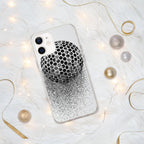 iPhone Hülle - stilisierter Golfball - Schutz vor Kratzern und Stürzen - mit weichen Kunststoffkanten - G-O-A-L-F
