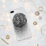 iPhone Hülle - stilisierter Golfball - Schutz vor Kratzern und Stürzen - mit weichen Kunststoffkanten - G-O-A-L-F