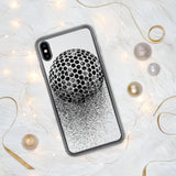 iPhone Hülle - stilisierter Golfball - Schutz vor Kratzern und Stürzen - mit weichen Kunststoffkanten - G-O-A-L-F