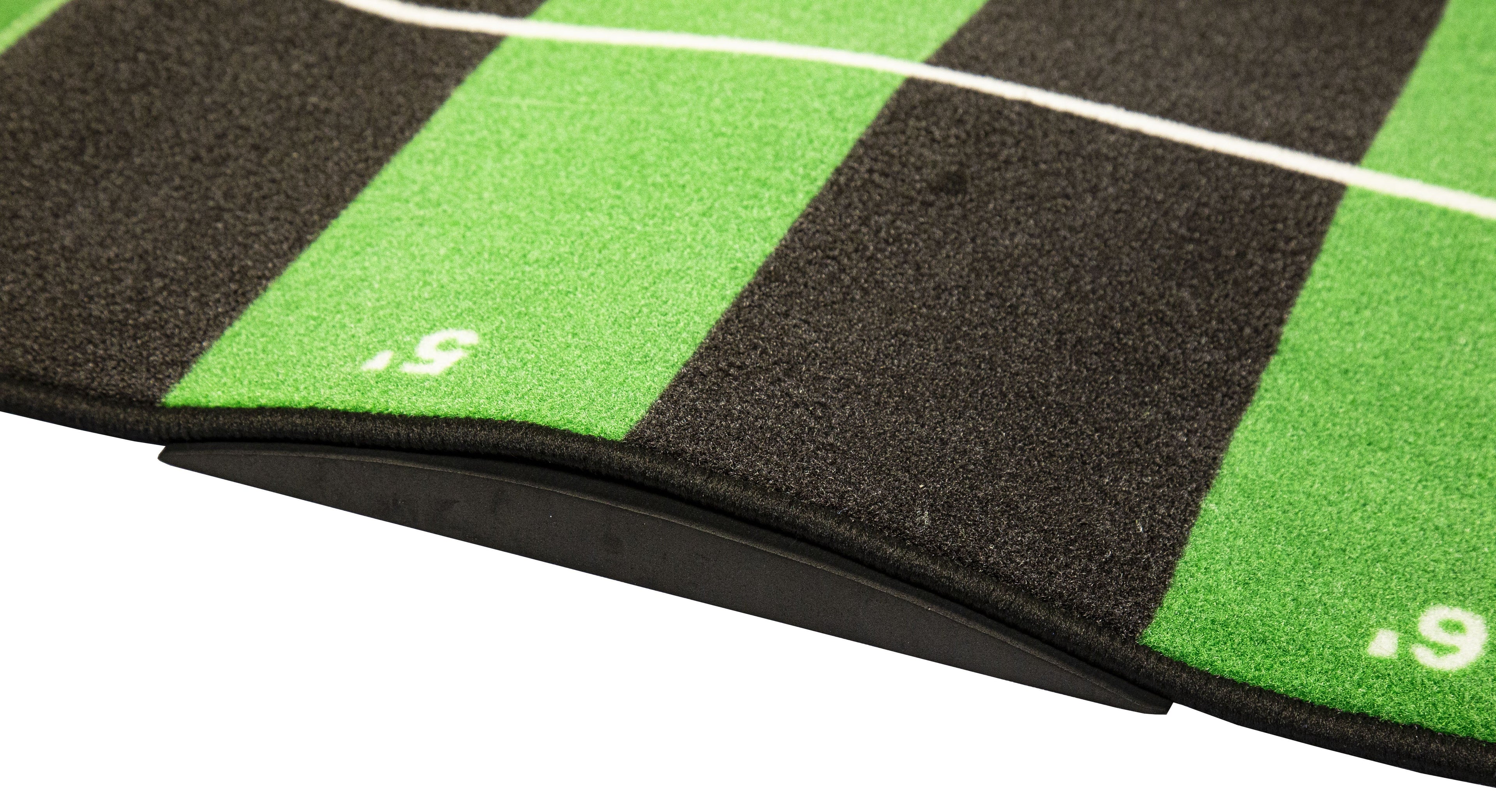 Putting Matte - Indoor Trainingshilfe für zuhause (3m) - Trainiere Dein Putten im Winter - Trainingshilfe verstellbare Breaks - G-O-A-L-F
