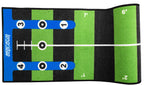 Putting Matte - Indoor Trainingshilfe für zuhause (3m) - Trainiere Dein Putten im Winter - Trainingshilfe verstellbare Breaks - G-O-A-L-F