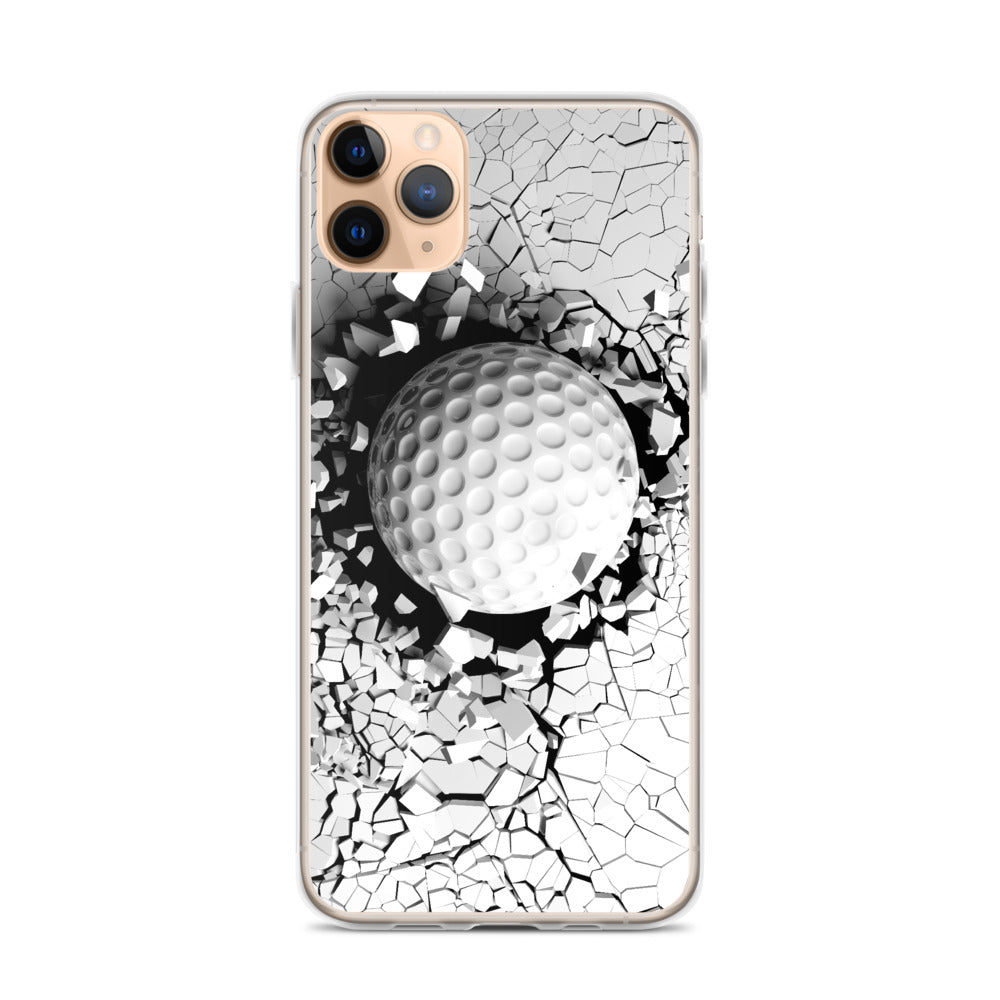 iPhone Hülle - Golfball hit - G-O-A-L-F