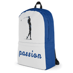 Rucksack - Golf "passion" (grau/blau) - G-O-A-L-F