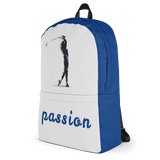 Rucksack - Golf "passion" (grau/blau) - G-O-A-L-F