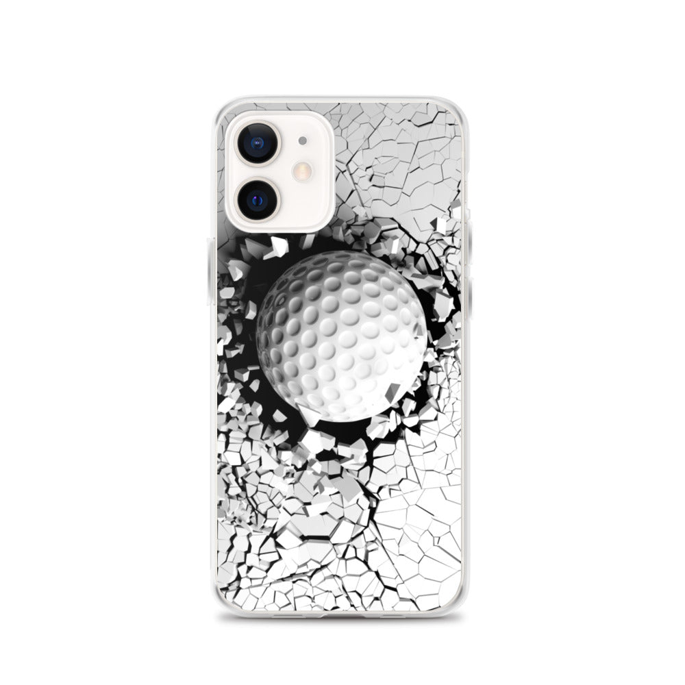 iPhone Hülle - Golfball Hit - Schutz vor Kratzern und Stürzen - mit weichen Kunststoffkanten