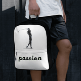 Rucksack - Golf "passion" (beige/schwarz) - G-O-A-L-F