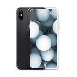 iPhone Hülle - Golfball - Schutz vor Kratzern und Stürzen - mit weichen Kunststoffkanten - G-O-A-L-F