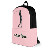 Rucksack - Golf "passion" (pink/schwarz) - G-O-A-L-F