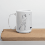 Tasse - Becher - Golfer beim Abschlag - passion - G-O-A-L-F
