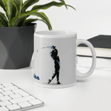 Tasse - Becher - Golfer beim Abschlag - passion - G-O-A-L-F