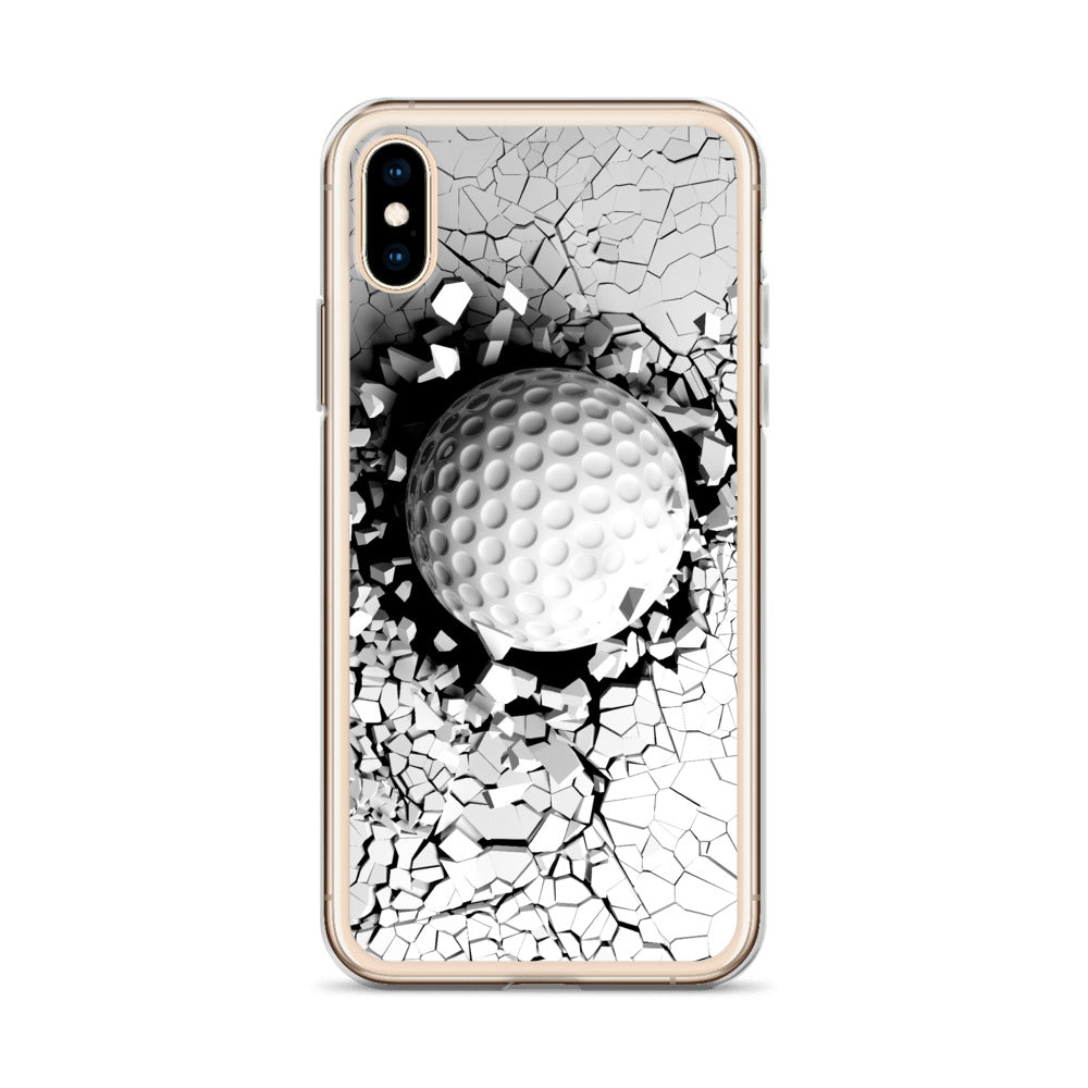 iPhone Hülle - Golfball hit - G-O-A-L-F