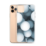 iPhone Hülle - Golfball - Schutz vor Kratzern und Stürzen - mit weichen Kunststoffkanten - G-O-A-L-F