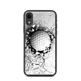 iPhone Hülle - Golball hit (biologisch abbaubar)