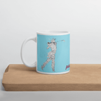 Tasse - Becher - Golfer beim Abschlag - passion - G-O-A-L-F