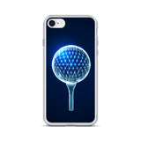 iPhone Hülle - leuchtender Golfball - Schutz vor Kratzern und Stürzen - mit weichen Kunststoffkanten