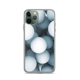 iPhone Hülle - Golfball - Schutz vor Kratzern und Stürzen - mit weichen Kunststoffkanten - G-O-A-L-F