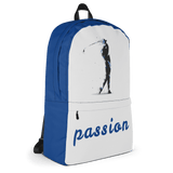 Rucksack - Golf "passion" (grau/blau) - G-O-A-L-F