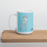 Tasse - Becher - Golfer beim Abschlag - passion - G-O-A-L-F