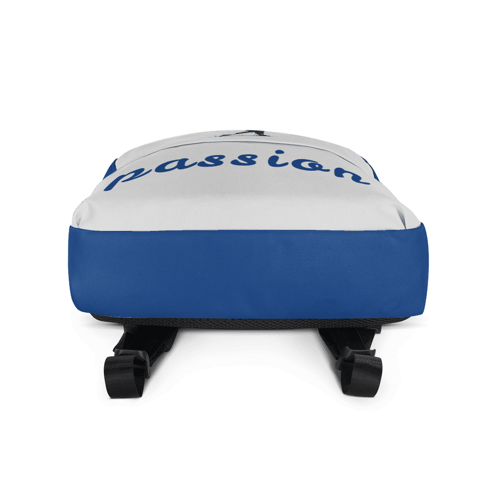 Rucksack - Golf "passion" (grau/blau) - G-O-A-L-F