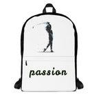 Rucksack - Golf "passion" (beige/schwarz) - G-O-A-L-F