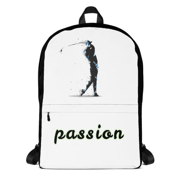 Rucksack - Golf "passion" (beige/schwarz) - G-O-A-L-F