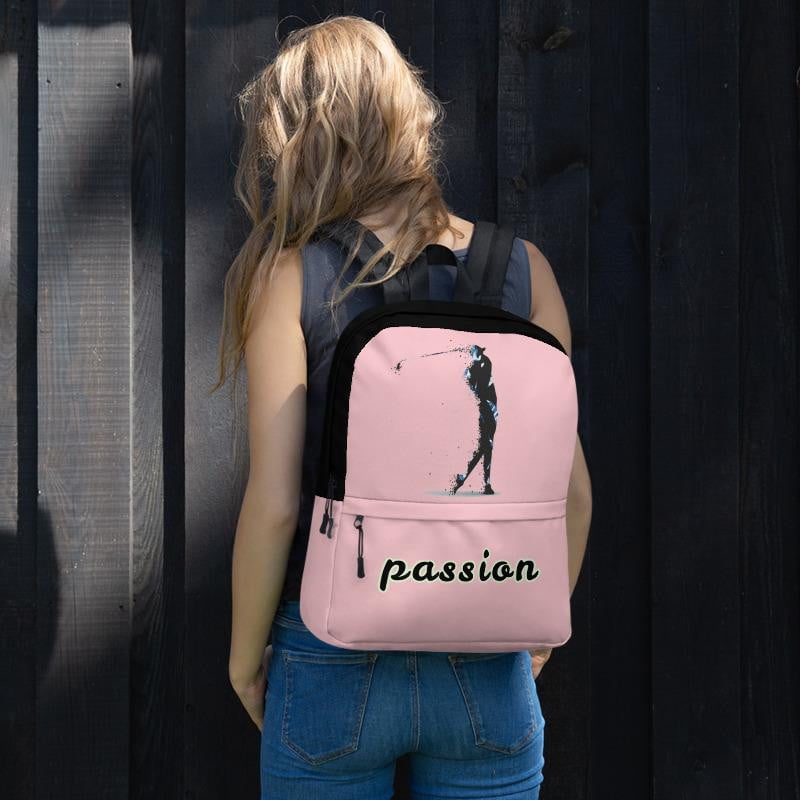 Rucksack - Golf "passion" (pink/schwarz) Zweitbild